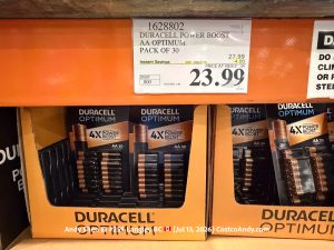 DURACELL POWER BOOST AA OPTIMUM PACK OF 30