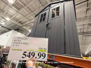 KETER DARWIN SHED 6′ X 4′