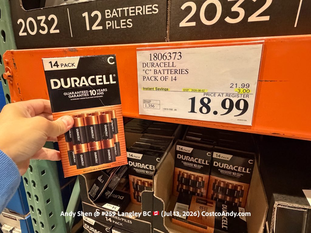 DURACELL C BATTERIES PACK OF 14