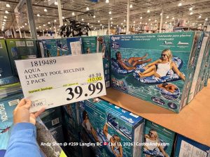 LUXURY POOL RECLINER 2 PACK