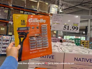 GILLETTE FUSION 5 PACK OF 18