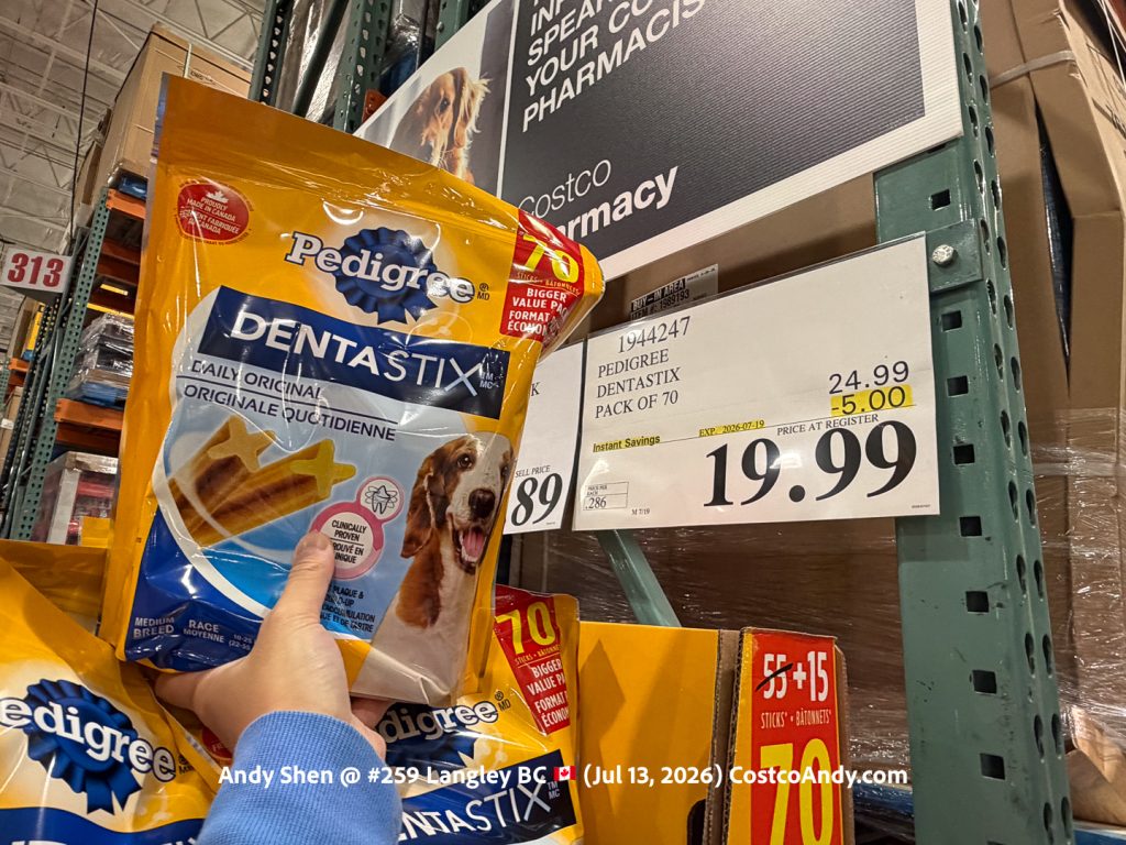 PEDIGREE DENTASTIX PACK OF 70