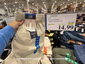 GAP PULL ON SHORT+MENS SIZES S-XXL