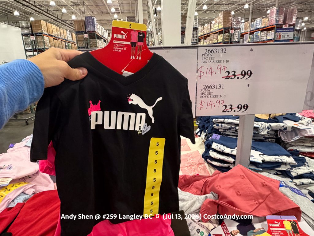 PUMA 4PC SET GIRLS SIZES 3-10