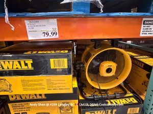 DEWALT 16 INCH DRUM FAN