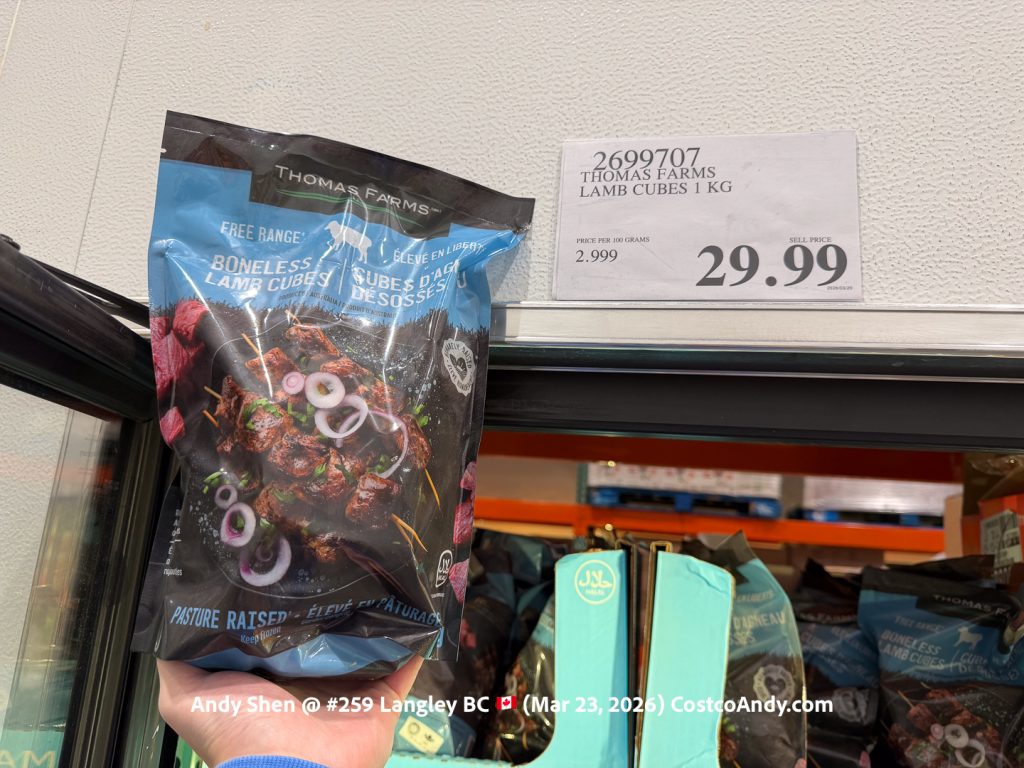 THOMAS FARMS LAMB CUBES 1 KG