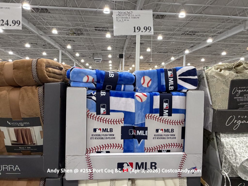 TORONTO BLUE JAYS REVERSIBLE THROW 50 IN X 60 IN