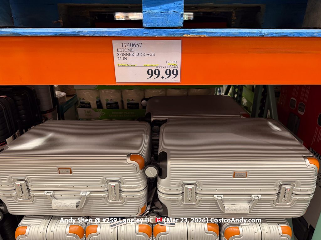 LETOME SPINNER LUGGAGE 24”