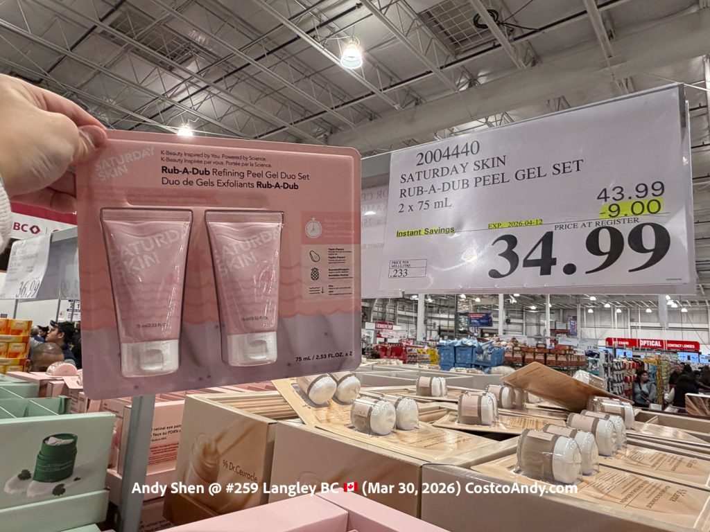 SATURDAY SKIN RUB-A-DUB PEEL GEL SET 2 X 75 ML