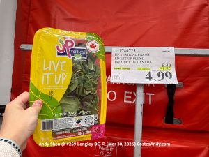 UP VERTICAL FARMS LIVE IT UP BLEND PRODUCT OF CANADA