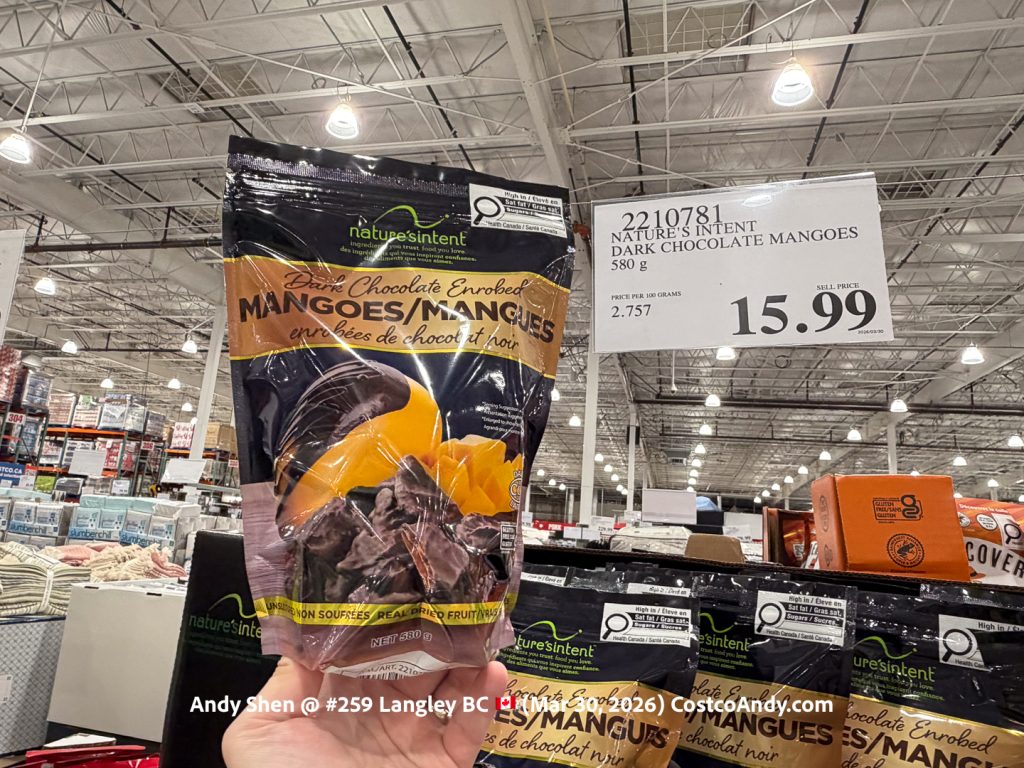 NATURE’S INTENT DARK CHOCOLATE MANGOES 580G