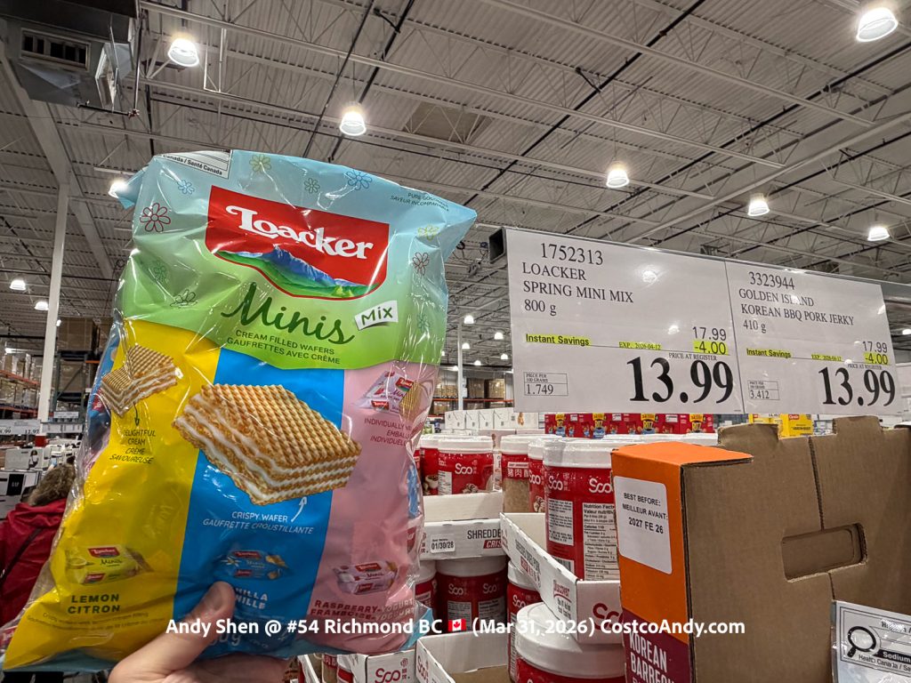 LOACKER SPRING MINI CREAM FILLED WAFERS 28.22 OZ