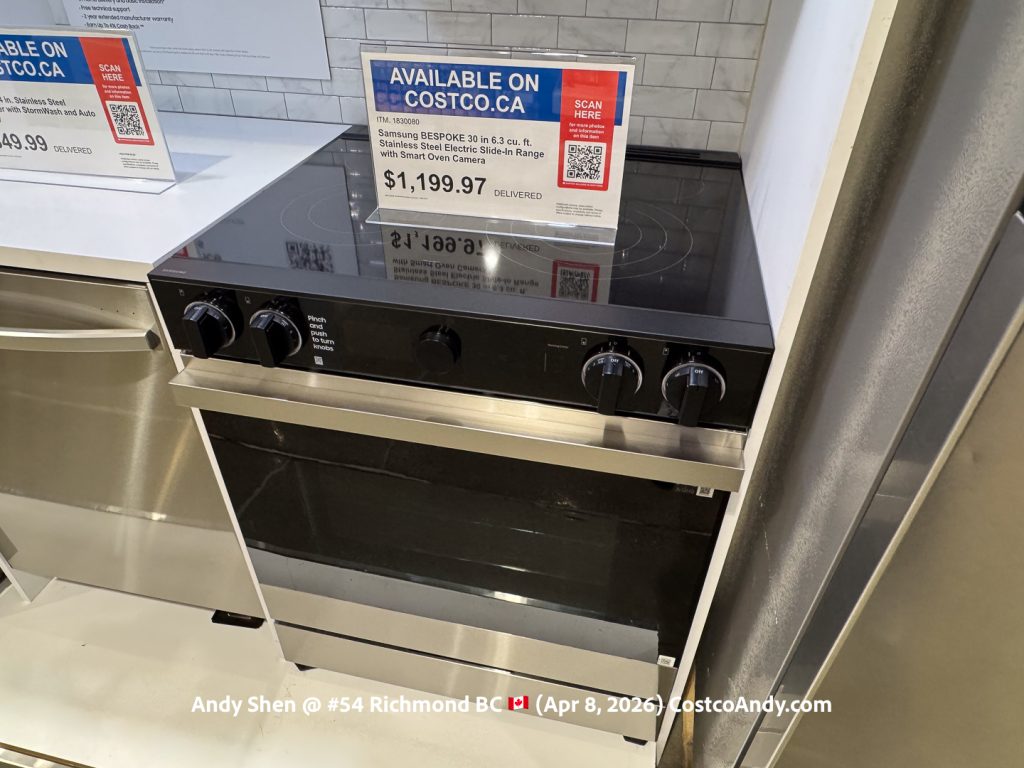 SAMSUNG BESPOKE 30IN 6.3CUFT STAINLESS STEEL ELECTRIC SLIDE-IN RANGE WITH SMART OVEN CAMERA