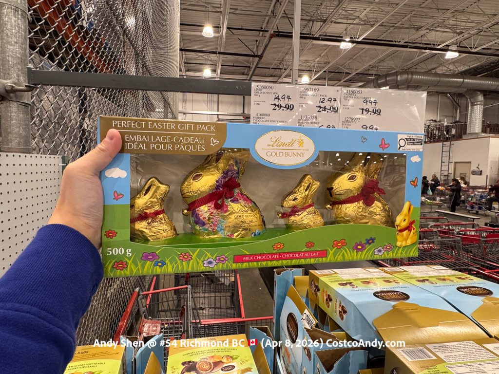 LINDT GOLD BUNNY 4PK 500G