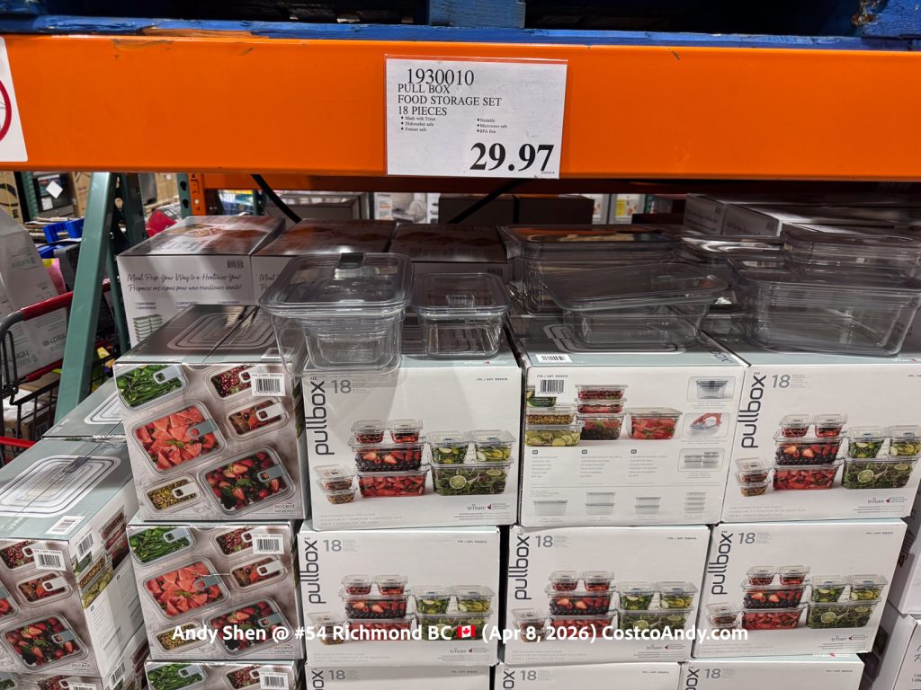 PULL BOX FOOD STORAGE SET 18 PIECES