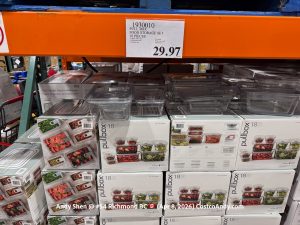 PULL BOX FOOD STORAGE SET 18 PIECES
