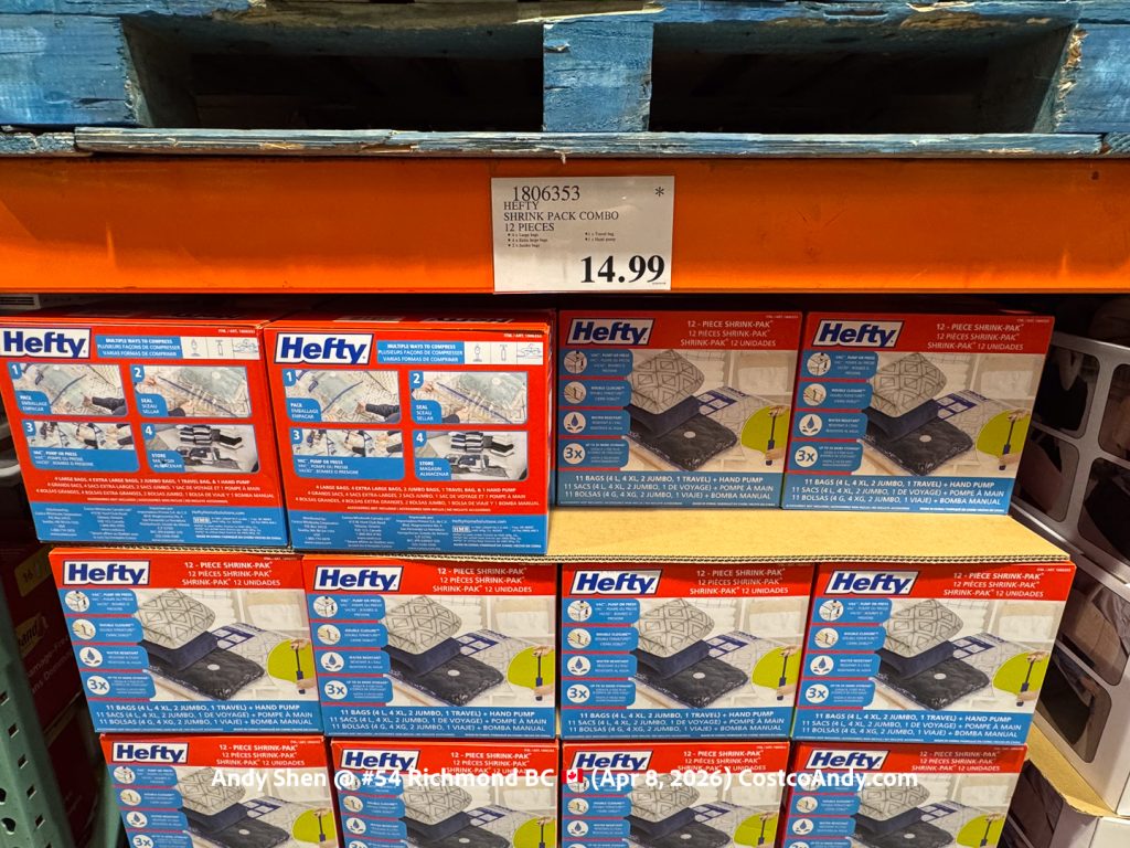 HEFTY 12 PIECE SHRINK PACK COMBO