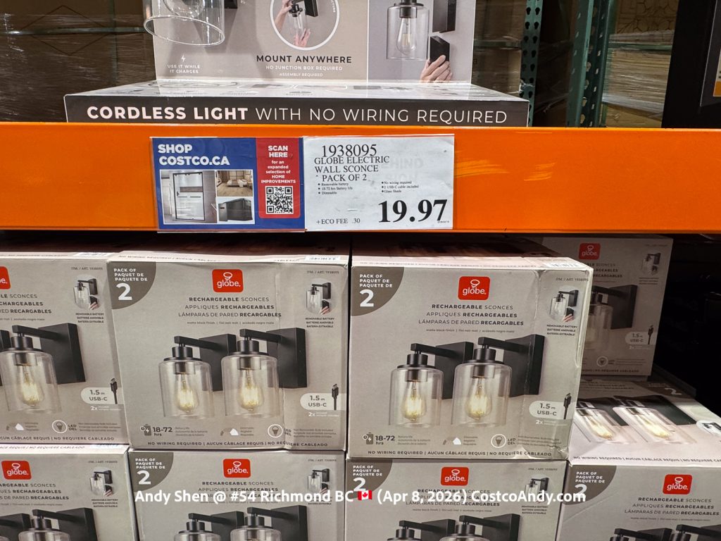 GLOBE ELECTRIC WALL SCONCE PACK OF 2