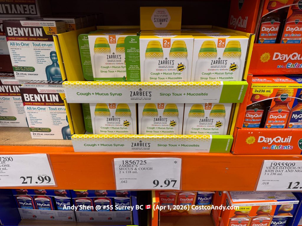 ZARBEE’S MUCUS & COUGH 2 X 118 ML