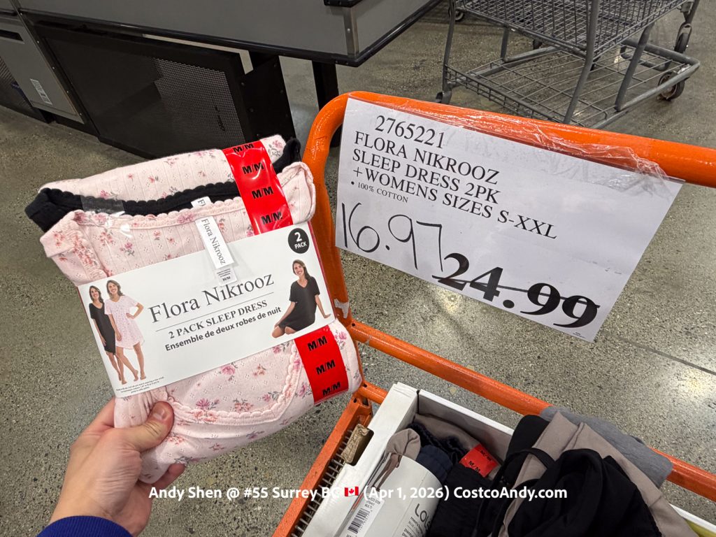 FLORA NIKROOZ SLEEP DRESS 2PK +WOMENS SIZES M-XXL