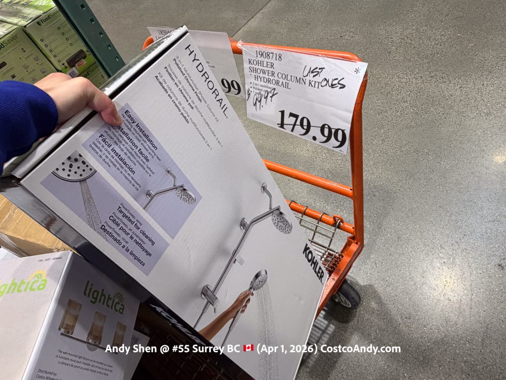 KOHLER SHOWER COLUMN KIT HYDRORAIL