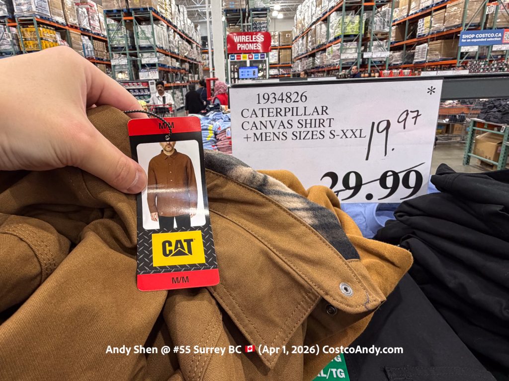 CATERPILLAR CANVAS SHIRT +MENS SIZES S-XXL