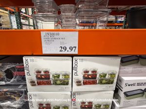 PULL BOX FOOD STORAGE SET 18 PIECES