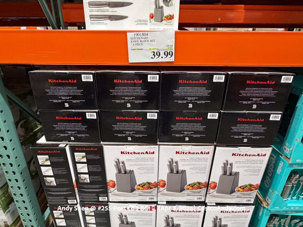 KITCHENAID KNIFE BLOCK SET 6 PIECE