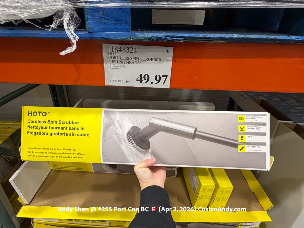 HOTO CORDLESS SPIN SCRUBBER 6 BRUSH HEADS