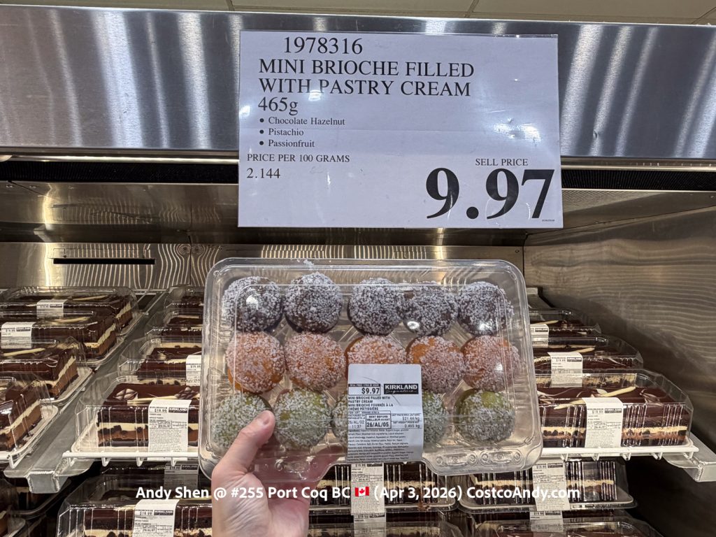 MINI BRIOCHE FILLED WITH PASTRY CREAM 465G