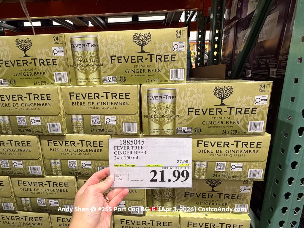 FEVER TREE GINGER BEER 24 X 250 ML