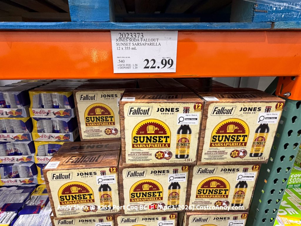 JONES SODA FALLOUT SUNSET SARSAPARILLA 12 X 355 ML