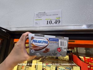 PHILADELPHIA CHOCOLATE CREAM CHEESE 2X500 G