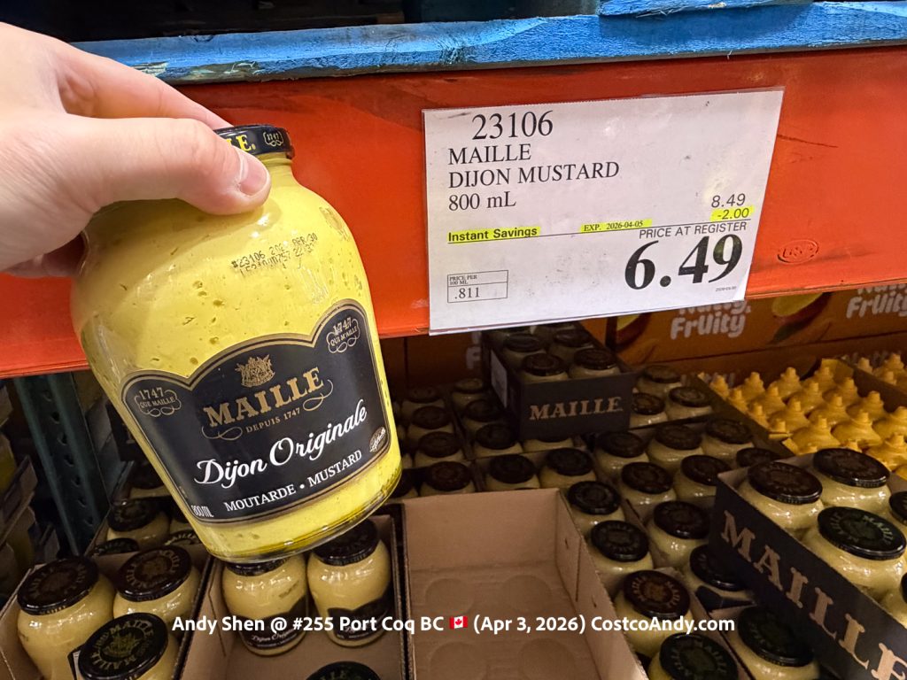 MAILLE DIJON MUSTARD 800ML