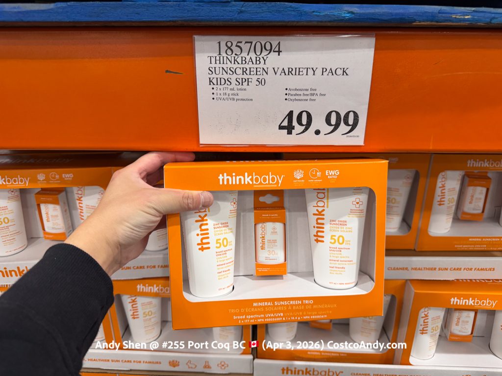 THINKBABY SUNSCREEN VARIETY PACK KIDS SPF50