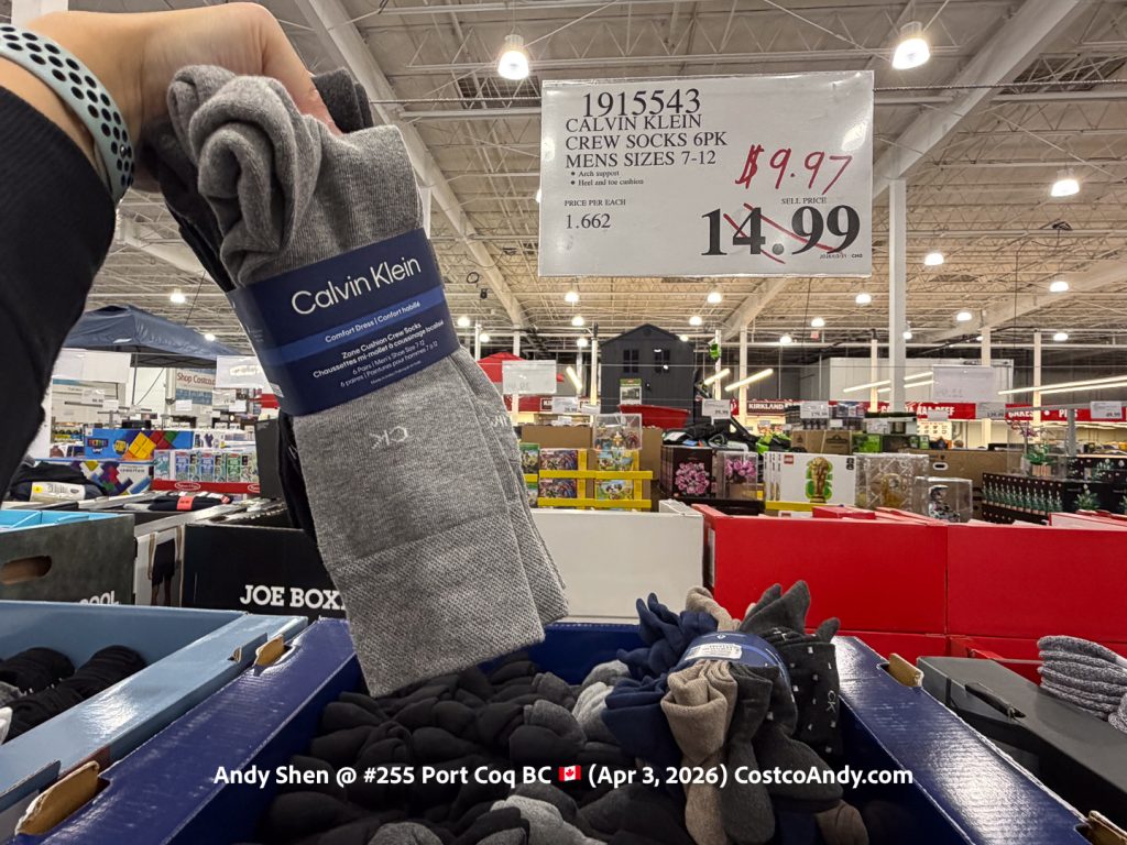 CALVIN KLEIN CREW SOCKS 6PK MENS SIZES 7-12