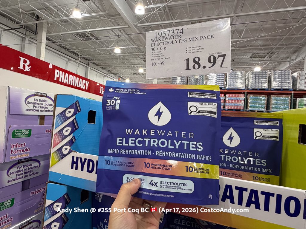 WAKEWATER ELECTROLYTES MIX PACK 30 X 6G