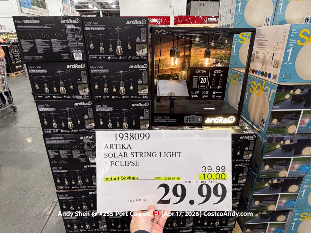 ARTIKA ECLIPSE 20 LED BULB SOLAR STRING LIGHTS