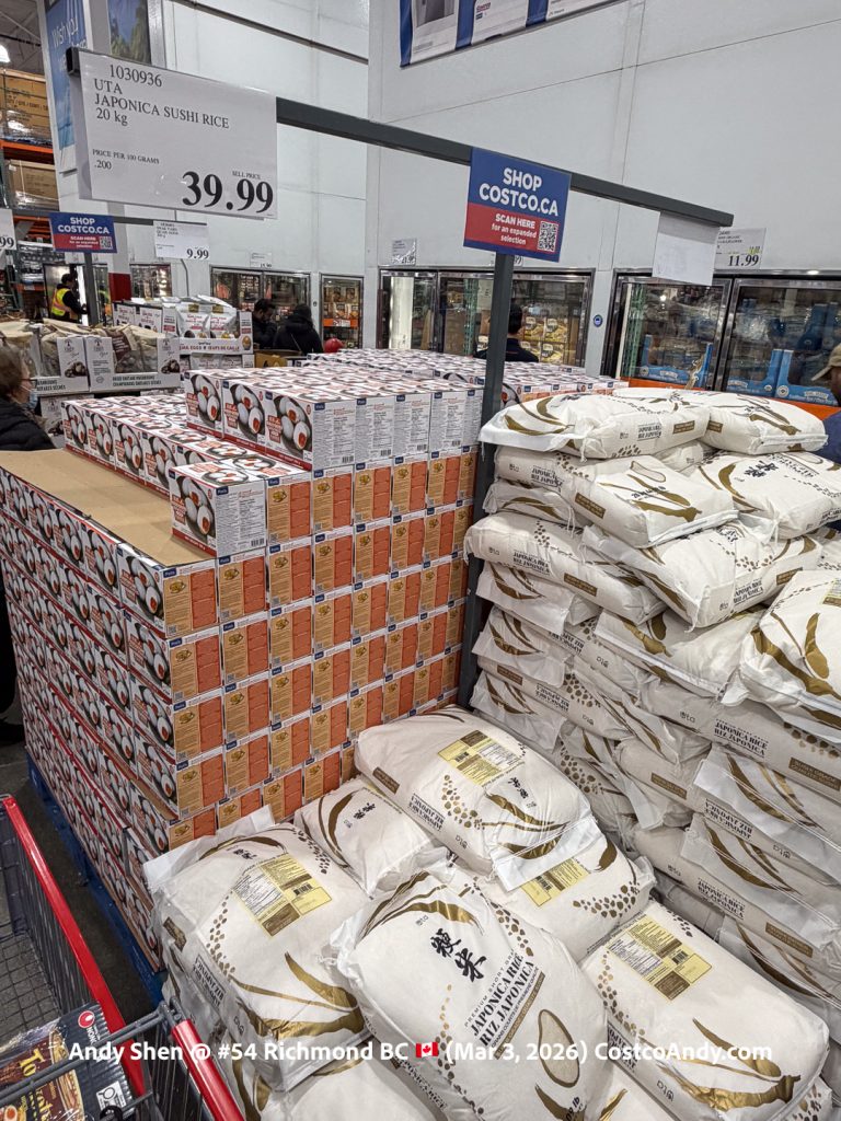 UTA JAPONICA SUSHI RICE 20 kg