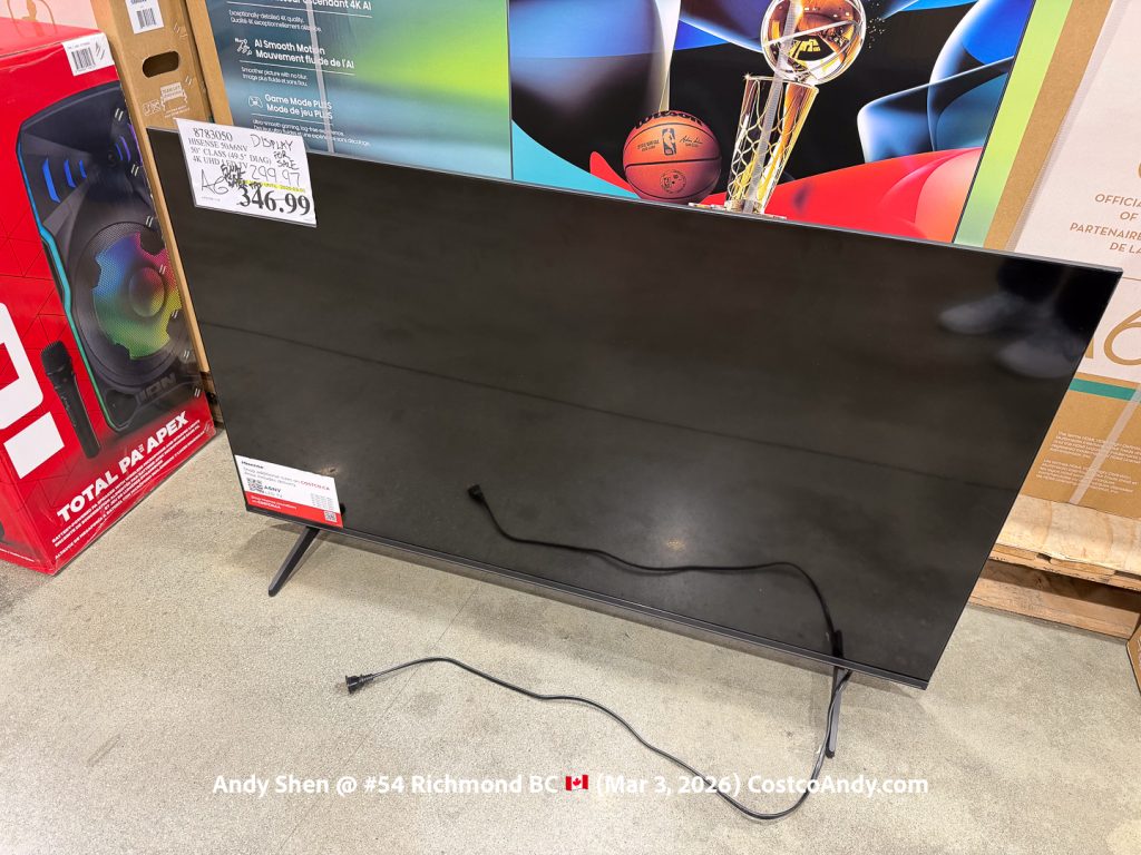 HISENSE 50A6NV 50″ CLASS (49.5″ DIAG) 4K UHD LED TV