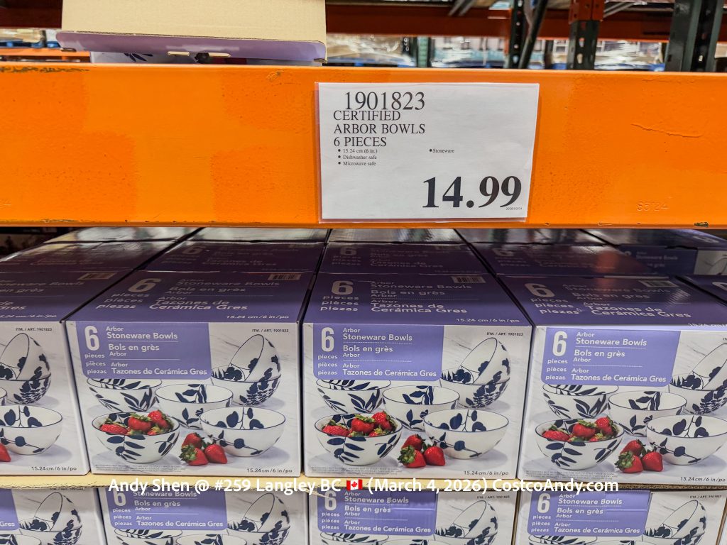 CERTIFIED ARBOR BOWLS 6 PIECES