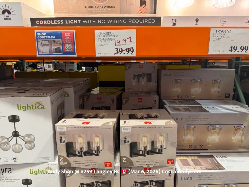 GLOBE ELECTRIC WALL SCONCE ^PACK OF 2