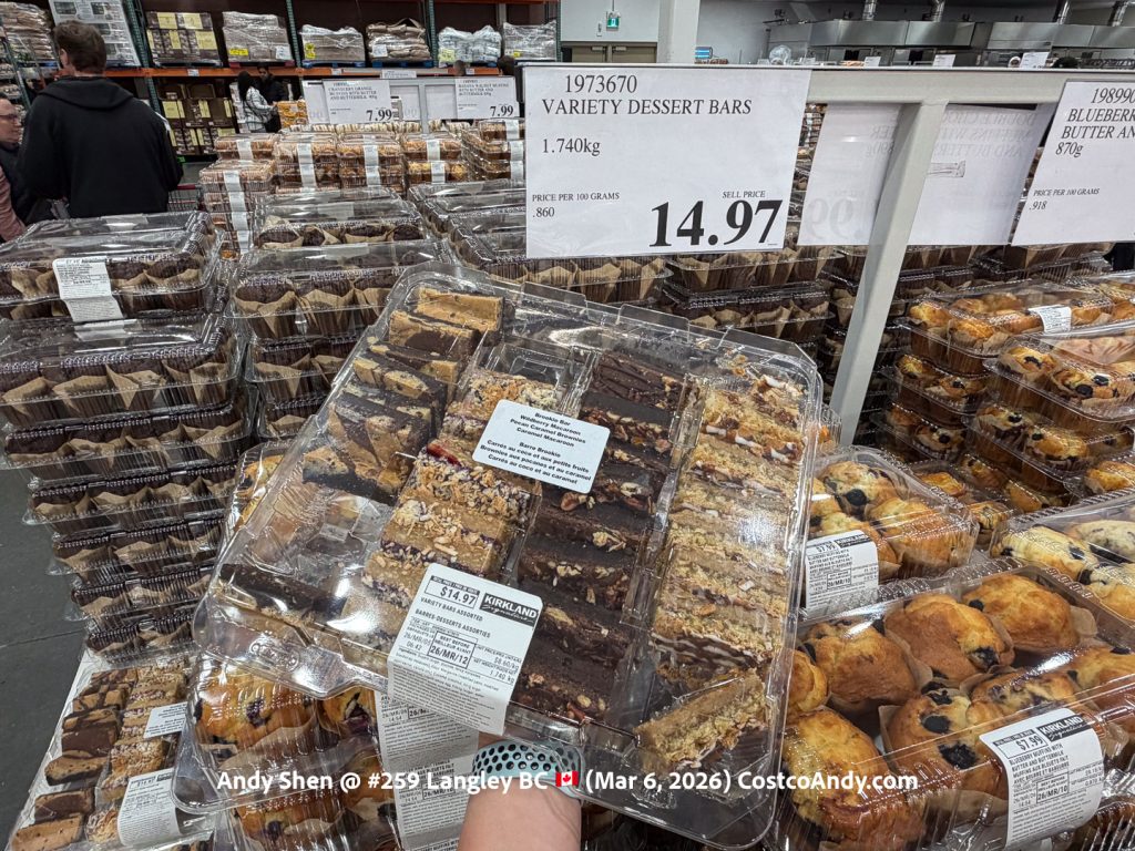 VARIETY DESSERT BARS 1.74 KG