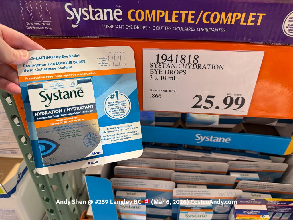 SYSTANE HYDRATION EYE DROPS 3 X 10 ML