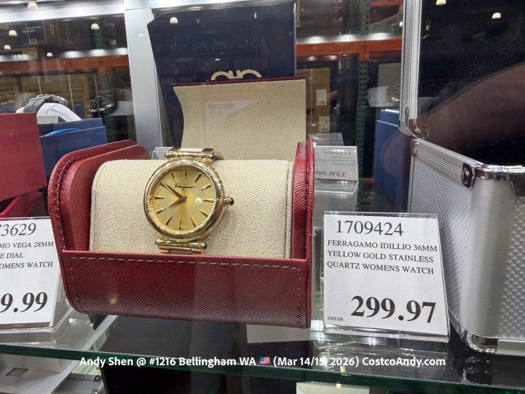 Ferragamo Idillio 36mm Yellow Gold Stainless Quartz Women’s Watch