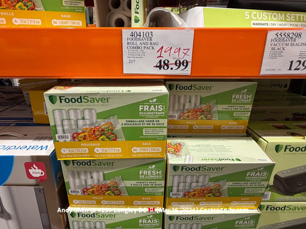 FOODSAVER ROLL AND BAG COMBO PACK