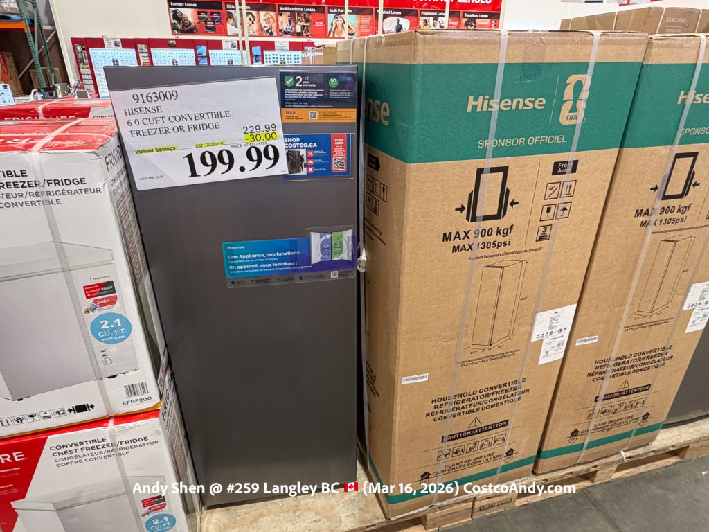 6.0 CUFT CONVERTIBLE FREEZER OR FRIDGE