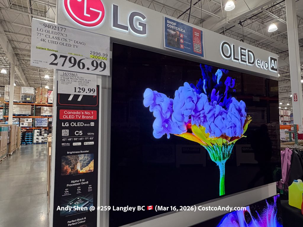 LG OLED77C5 77 CLASS (76.7 DIAG) 4K UHD OLED TV