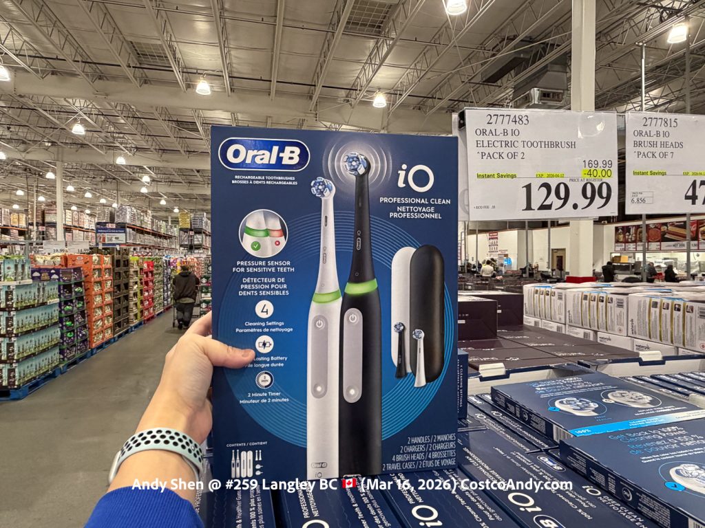 ORAL-B IO ELECTRIC TOOTHBRUSH PACK OF 2