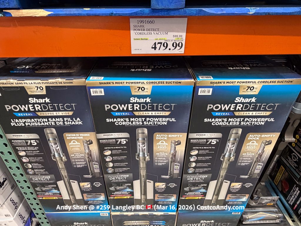 SHARK POWER DETECT CORDLESS VACUUM